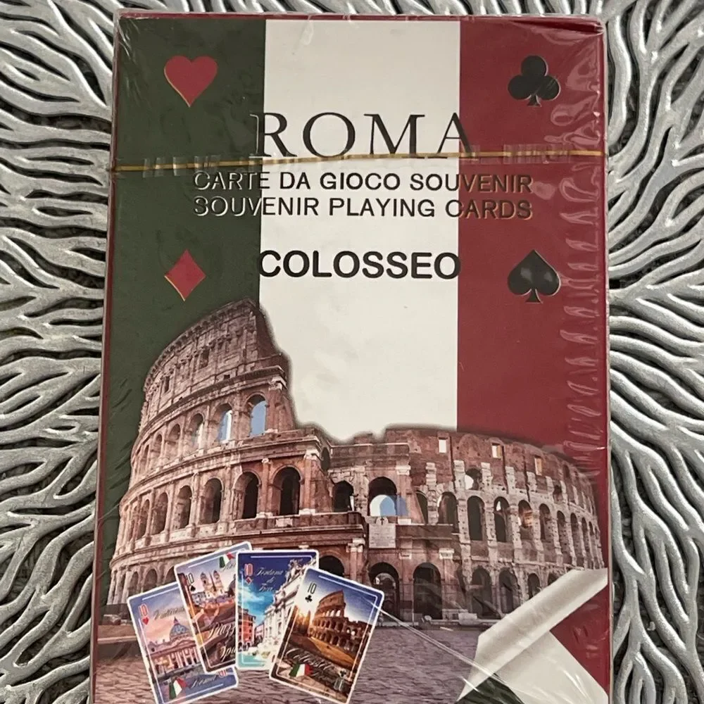 New Roma Italy Souvenir Poker Playing Cards Modiano